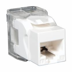 Eaton Tripp Lite N238-001-WH-TF Toolless Cat6/5e Keystone Jack - White, TAA 