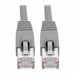 Eaton Tripp Lite N262-002-GY Cat6a 10G Snagless Shielded STP Ethernet Cable [RJ45 M/M], PoE, Gray, 2 ft. [0.61 m] 