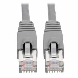 Eaton Tripp Lite N262-005-GY Cat6a 10G Snagless Shielded STP Ethernet Cable [RJ45 M/M], PoE, Gray, 5 ft. [1.52 m] 