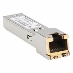 Eaton Tripp Lite N286-01GLC-TE Cisco-Compatible GLC-TE SFP Transceiver - 10/100/1000Base-TX, Copper, RJ45, Cat6, 328.08 ft. [100 m] 