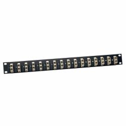Eaton Tripp Lite N490-016-SCSC 16-Port Fiber Patch Panel, 1U [SC/SC], Multimode or Singlemode 