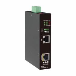 Eaton Tripp Lite NPOEI-90W-1G Industrial Gigabit Ethernet PoE injector, 90W PoE++, 802.3bt, Midspan, -40℃ to +75℃, IP30 housing, Dual 24-57VDC , DIN rail, 1 Port 