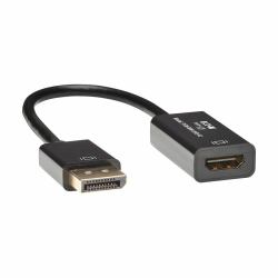 Eaton Tripp Lite P136-06N-UHD-V2 DisplayPort to HDMI 4K Active Adapter Video Converter, DP Ver 1.2, HDCP, 4K 30Hz [M/F], 6-in. [15.24 cm] 