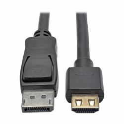 Eaton Tripp Lite P582-010-HD-V2A DisplayPort 1.2 to HDMI Active Adapter Cable [M/M], 4K 60 Hz, Gripping HDMI Plug, HDCP 2.2, 10 ft. [3.1 m] 