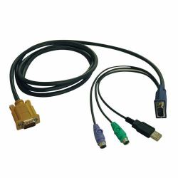 Eaton 3.05 M USB/PS/2 KVM SWITCH CBL - 