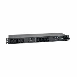 Eaton Tripp Lite PDUH32HV 7.7kW Single-Phase 200-240V Basic PDU, 10 C13 Outlets, IEC 309 32A Blue Input, 3.6 m Cord, 1U Rack-Mount 