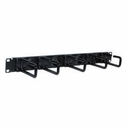 Eaton Tripp Lite SRCABLERING1U SmartRack 1U Horizontal Cable Manager - Flexible ring type 