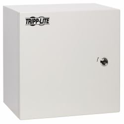 Eaton Tripp Lite SRIN414146 SmartRack Outdoor Industrial Enclosure with Lock - NEMA 4, Surface Mount, Metal Construction, 14 x 14 x 6 in., Gray 