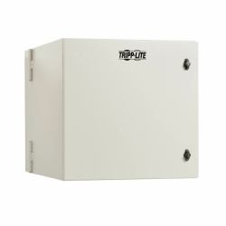 Eaton Tripp Lite SRN4G12USDP SmartRack Industrial Enclosure with Lock - NEMA 4, Wall Mount, Metal Construction, Hinged Back, 32 in. Depth, 12U, Gray 
