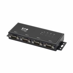 Eaton Tripp Lite U208-004-IND 4-Port RS-422/RS-485 USB to Serial FTDI Adapter with COM Retention [USB-B to DB9 F/M] 