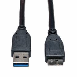 Eaton Tripp Lite U326-006-BK USB 3.0 SuperSpeed Device Cable [A to Micro-B M/M] Black, 6 ft. [1.83 m] 