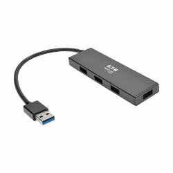 Eaton Tripp Lite U360-004-SLIM 4-Port Ultra-Slim Portable USB 3.x [5Gbps] Hub 