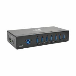 Eaton Tripp Lite U360-007-IND 7-Port Industrial-Grade USB 3.x [5Gbps] Hub - 20 kV ESD Immunity, Metal Housing, Mountable 