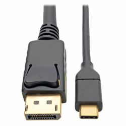 Eaton Tripp Lite U444-003-DP USB-C to DisplayPort Active Adapter Cable [M/M], 4K 60 Hz, 3 ft. [0.9 m] 