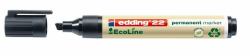 Edding 22 EcoLine permanent marker Chisel tip Black 