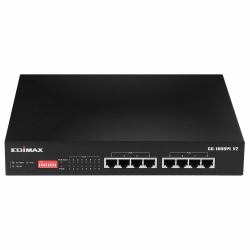 Edimax GS-1008PL V2 network switch Managed L2 Gigabit Ethernet [10/100/1000] Power over Ethernet [PoE] 1U Black 