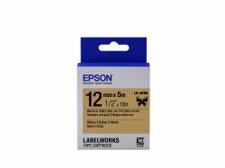 Epson Satin Ribbon – Gold/Black 12mm[5m] – LK-4KBK 