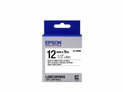 Epson Label Cartridge Standard LK-4WBN Black/White 12mm [9m] 
