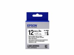 Epson Label Cartridge Heat Resistant LK-4WBH Black/White 12mm [2m] 