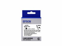 Epson Label Cartridge Heat Shrink Tube [HST] LK-4WBA5 Black/White D5mm [2.5m] 
