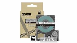 Epson Matte Tape – Clear/White 18mm[8m] – LK-5TWJ 