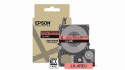 Epson Matte Tape – Red/Black 12mm[8m] – LK-4RBJ 