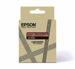 Epson Matte Tape – Red/Black 18mm[8m] – LK-5RBJ 