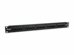 Equip 25-Port Cat.3 RJ45 ISDN Patch Panel, Black 