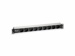 Equip 9-Outlet German Power Distribution Unit, Aluminum Shell 