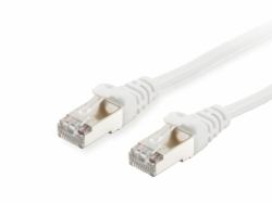 Equip Cat.6A S/FTP Patch Cable, 0.5m, White 