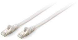 Equip Cat.6A S/FTP Flat Patch Cable, 0.5m, white 