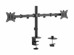 Equip 17"-32" Articulating Dual Monitor Desk Mount Bracket 