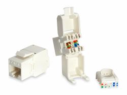 Equip Cat.6 Unshielded Keystone Jack Toolfree 