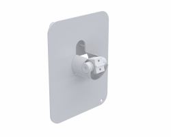 Ergonomic Solutions SpacePole Kiosk Payment front plate [DuraTilt] for Samsung 24” Kiosk 