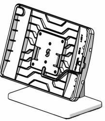 Ergonomic Solutions SumUp Retail Stand, base w. - integrated enclosure For iPad - Gen 7, 8 and 9 -WHITE- - Warranty: 24M