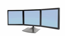 Ergotron DS Series DS100 Triple Monitor Desk Stand 53.3 cm [21"] Black 