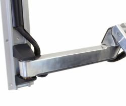 Ergotron StyleView Sit-Stand Combo Extender Silver Metal 