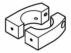 Ergotron Split 1.5" Pole-Mount Bracket Aluminium 