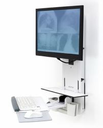Ergotron 61-080-062 monitor mount / stand 61 cm [24"] Wall White 