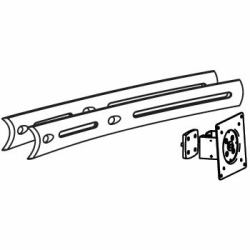 Ergotron DS100 Crossbar Extender, Long Black Metal 