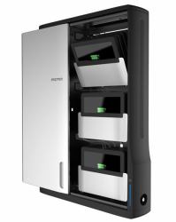 Ergotron Zip12 Wall mounted Black, Metallic 