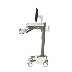 Ergotron Mosaic LCD Riser Cart, Non-powered 19.5 kg White, Grey 63.5 cm [25"] 