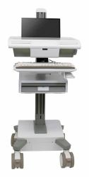 Ergotron M021-0101-110001-1-0 All-in-One PC/workstation mount/stand 19.5 kg White, Grey 43.2 cm [17"] 