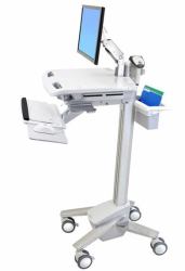 Ergotron StyleView EMR Cart with LCD Arm White Flat panel Multimedia cart 