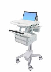 Ergotron StyleView Aluminium, Grey, White Laptop Multimedia cart 
