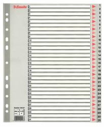 Esselte 100127 tab index Numeric tab index Polypropylene [PP] Grey 