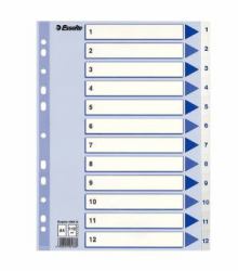 Esselte Index 1-12 PP A4 White 