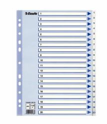 Esselte Index 1-20 PP A4 White 