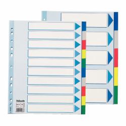 Esselte Divider PP A4+ 10 Tabs 