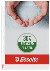 Esselte Quality Pocket A4, 30% pre-consumer recycled plastic 